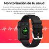 Smartwatch Ksix Tube, Pantalla 1,57" Multitáctil, 7 Días, App Incluida, Monitoreo Salud, Modo Multideporte, Sumergible, Negro