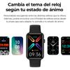 Smartwatch Ksix Tube, Pantalla 1,57" Multitáctil, 7 Días, App Incluida, Monitoreo Salud, Modo Multideporte, Sumergible, Negro