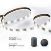 Tira Smartled Ksix 5m, Recortable, 1000 Lm, App Compatible Con Alexa, Google Home, Siri, Blancos Cct