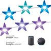 Guirnalda Led Ksix Star 5m, Rgbic, 20 Lm, Sincroniza Música, App Compatible Alexa, Google Home Y Siri