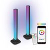 Barras De Luz Smartled Ksix, 2 Uds, 35 Lm, Sincroniza Música, App Compatible Alexa, Google Home Y Siri, Colores Rgbic