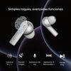 Auriculares Inalámbricos Ksix Meteor, Estuche Metálico, Enc, Autonomía 4+28 H, Control Táctil, Asistentes De Voz, Plateado