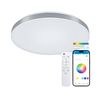 Plafón Smartled Ksix Boreal, Rgbic + Cct, Diámetro 38,5 Cm, 5.600 Lm, 52 W, App Ilink, Blanco