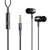 Auriculares Con Cable Contact, Jack 3.5 Mm, Llamadas, Control Multifunción, Longitud 1,2 M, Ipx3, Negro