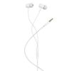 Auriculares Con Cable Contact, Jack 3.5 Mm, Llamadas, Control Multifunción, Longitud 1,2 M, Ipx3, Blanco