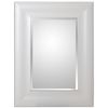 Espejo De Pared Alexandra House Living Blanco Madera 4 X 54 X 74 Cm