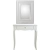 Espejo De Pared Alexandra House Living Blanco Madera 4 X 54 X 74 Cm