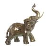 Figura Decorativa Alexandra House Living Dorado Plástico Elefante 18 X 34 X 35 Cm