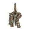 Figura Decorativa Alexandra House Living Dorado Plástico Elefante 18 X 34 X 35 Cm