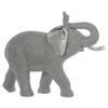 Figura Decorativa Alexandra House Living Plateado Plástico Elefante 13 X 29 X 24 Cm