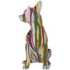 Figura Decorativa Alexandra House Living Multicolor Plástico Perro Pintura 14 X 19 X 28 Cm