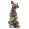 Figura Decorativa Alexandra House Living Multicolor Plástico Perro 15 X 18 X 27 Cm