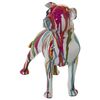 Figura Decorativa Alexandra House Living Multicolor Plástico Perro Pintura 13 X 29 X 26 Cm