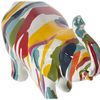 Figura Decorativa Alexandra House Living Multicolor Plástico Elefante Pintura 14 X 30 X 28 Cm