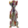 Figura Decorativa Alexandra House Living Multicolor Plástico Perro Pintura 16 X 13 X 30 Cm