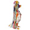 Figura Decorativa Alexandra House Living Multicolor Plástico Perro Pintura 16 X 13 X 30 Cm