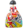 Figura Decorativa Alexandra House Living Multicolor Plástico Vestido Graffiti 14 X 9 X 21 Cm