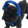 Figura Decorativa Alexandra House Living Azul Negro Plástico Perro Auriculares 11 X 22 X 19 Cm