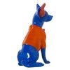 Figura Decorativa Alexandra House Living Azul Naranja Plástico Perro Auriculares 14 X 26 X 18 Cm