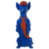 Figura Decorativa Alexandra House Living Azul Naranja Plástico Perro Corbata 13 X 16 X 30 Cm