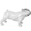 Figura Decorativa Alexandra House Living Plástico Perro 25 X 21 X 43 Cm Mármol