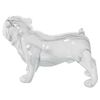 Figura Decorativa Alexandra House Living Plástico Perro 25 X 21 X 43 Cm Mármol