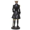 Figura Decorativa Alexandra House Living Negro Plástico Leopardo Traje 15 X 17 X 42 Cm