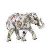 Figura Decorativa Alexandra House Living Multicolor Plástico Elefante 11 X 18 X 24 Cm