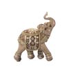 Figura Decorativa Alexandra House Living Gris Dorado Plástico Elefante 10 X 18 X 20 Cm