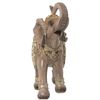 Figura Decorativa Alexandra House Living Gris Dorado Plástico Elefante 13 X 25 X 26 Cm