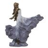 Figura Decorativa Alexandra House Living Blanco Dorado Plástico Mujer 12 X 24 X 26 Cm