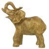 Figura Decorativa Alexandra House Living Dorado Plástico Elefante 12 X 25 X 26 Cm