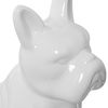 Figura Decorativa Alexandra House Living Blanco Cerámica Perro 14 X 25 X 34 Cm