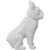 Figura Decorativa Alexandra House Living Blanco Cerámica Perro 14 X 25 X 34 Cm