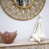 Figura Decorativa Alexandra House Living Beige Cerámica Mujer 22 X 19 X 43 Cm