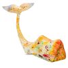 Figura Decorativa Alexandra House Living Amarillo Hierro Ballena 47 X 26 X 29 Cm