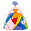 Figura Decorativa Alexandra House Living Multicolor Plástico Vestido 19 X 13 X 21 Cm