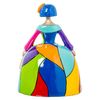 Figura Decorativa Alexandra House Living Multicolor Plástico Vestido 15 X 13 X 20 Cm