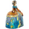 Figura Decorativa Alexandra House Living Multicolor Plástico Vestido 18 X 13 X 22 Cm