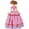 Figura Decorativa Alexandra House Living Rosa Plástico Vestido 15 X 15 X 21 Cm