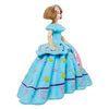 Figura Decorativa Alexandra House Living Celeste Plástico Vestido 25 X 12 X 18 Cm