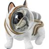Figura Decorativa Alexandra House Living Plástico Perro Astronauta 19 X 14 X 18 Cm