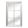 Espejo De Pared Alexandra House Living Plateado Madera Ventana 5 X 101 X 65 Cm