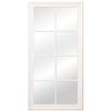 Espejo De Pared Alexandra House Living Blanco Madera 5 X 78 X 150 Cm