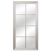 Espejo De Pared Alexandra House Living Plateado Madera Ventana 5 X 78 X 150 Cm