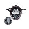 Casco De Bicicleta Para Adulto Bikeboy Helmet Con Visor Morado / Negro