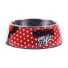 Comedero Minnie Style Talla S Poliéster/metal 180 Ml 14 Cm. Producto Oficial Disney