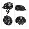 Casco De Bicicleta Para Adulto Bikeboy Helmet Con Visor Negro Carbón