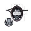 Casco De Bicicleta Para Adulto Bikeboy Helmet Con Visor Negro Carbón