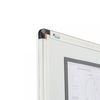 Pizarra Blanca Magnética 120 X 90 Cm Con Marco De Aluminio | Fácil De Borrar